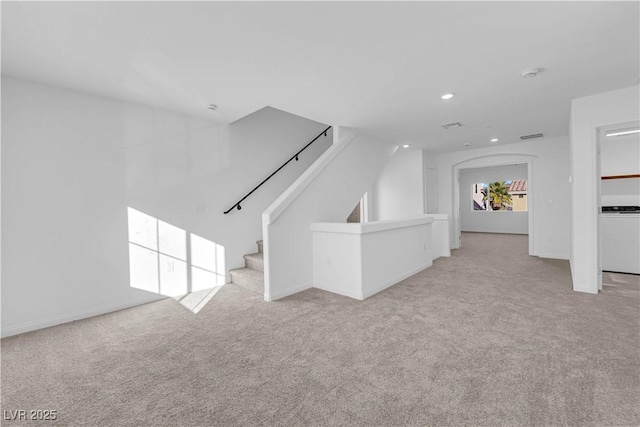 6142 Kelson Creek Ct, Las Vegas, NV 89118 - bonus room with carpet floors, recessed lighting, baseboards, and stairway