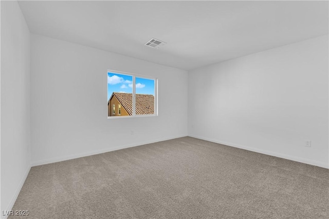 6142 Kelson Creek Ct, Las Vegas, NV 89118 - spare room featuring carpet flooring, baseboards, and visible vents