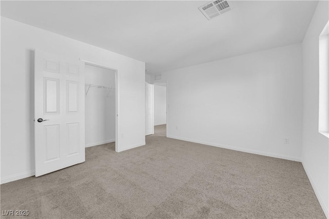 6142 Kelson Creek Ct, Las Vegas, NV 89118 - unfurnished bedroom featuring a closet, baseboards, carpet flooring, and visible vents