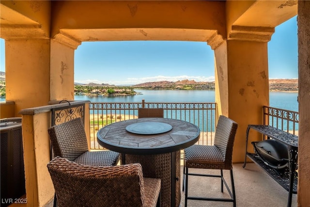 20 Via Mantova Unit 306, Henderson, NV 89011 - balcony featuring a water view and cooling unit