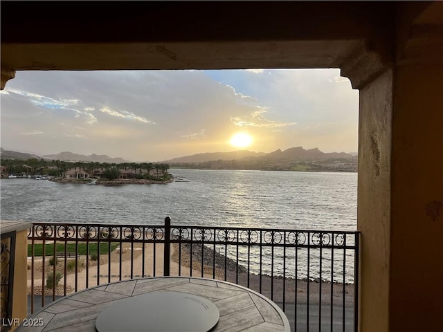 20 Via Mantova Unit 306, Henderson, NV 89011 - balcony with a water and mountain view