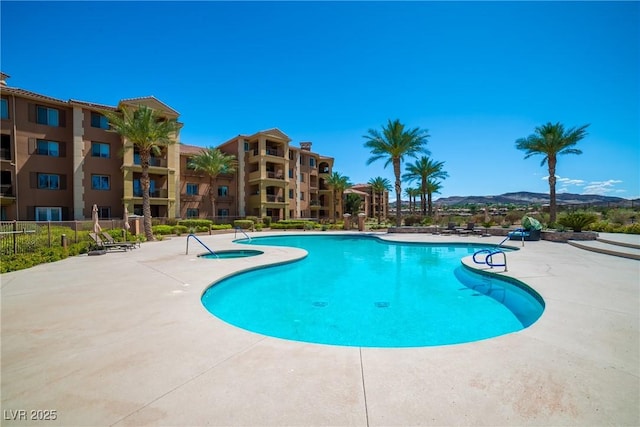 20 Via Mantova Unit 306, Henderson, NV 89011 - community pool with a patio and a mountain view
