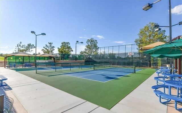2110 King Mesa Dr, Henderson, NV 89012 - view of tennis court featuring fence