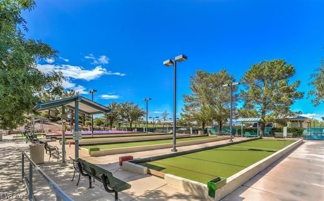 2110 King Mesa Dr, Henderson, NV 89012 - view of property's community with a bocce ball area
