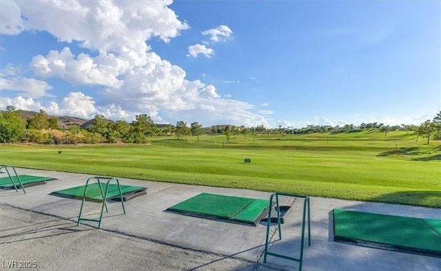 2110 King Mesa Dr, Henderson, NV 89012 - view of home's community featuring a yard and view of golf course