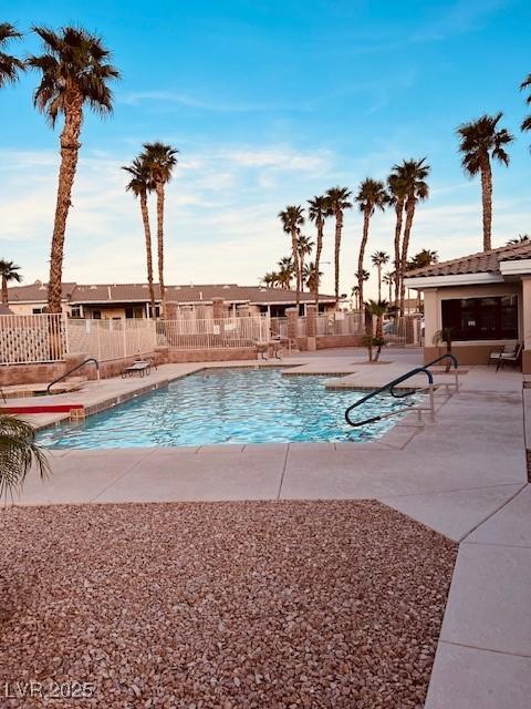 3349 Partridge Run St, Laughlin, NV 89029 - community pool featuring a patio