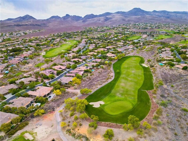 2383 Rainswept Ave, Henderson, NV 89052 - drone / aerial view with a residential view and a mountain view