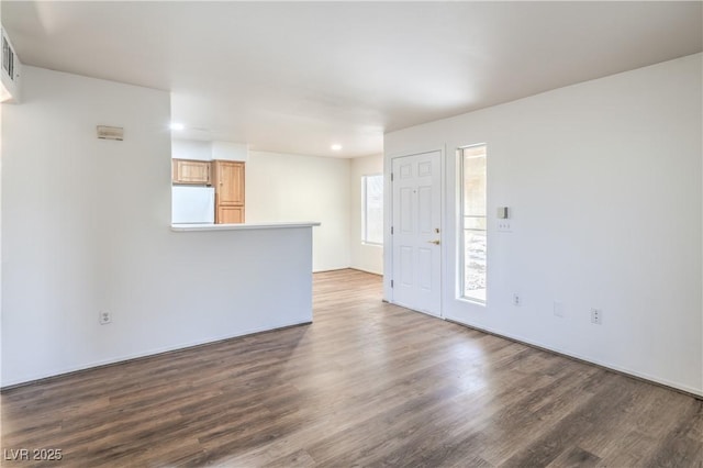 5710 E Tropicana Ave Unit 1017, Las Vegas, NV 89122 - interior space featuring recessed lighting, baseboards, visible vents, and wood finished floors
