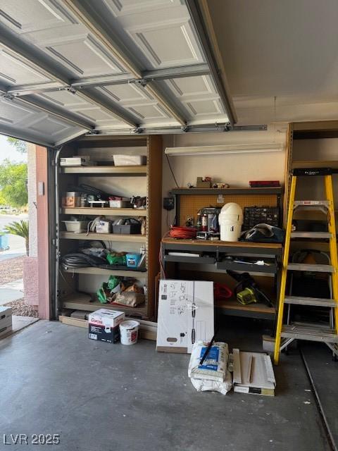 storage with a garage