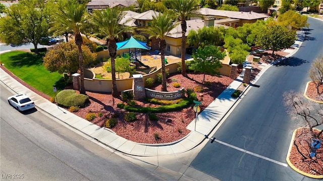 bird's eye view