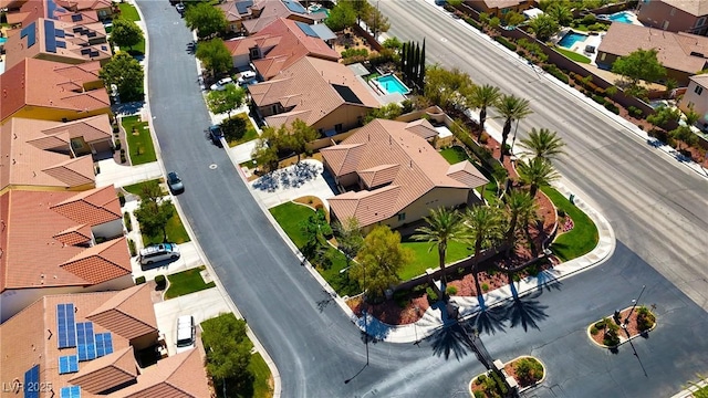 bird's eye view featuring a residential view
