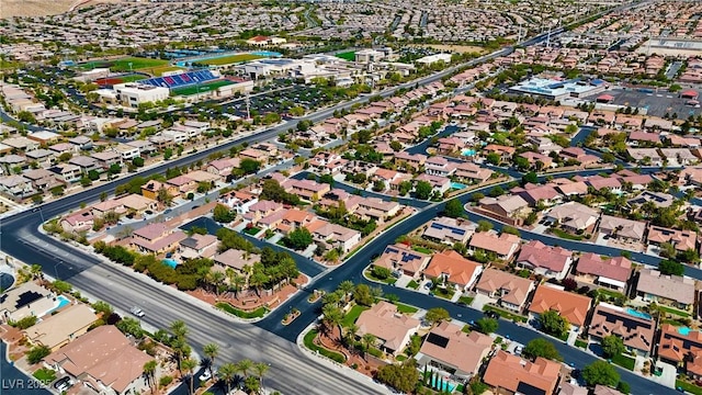 bird's eye view featuring a residential view