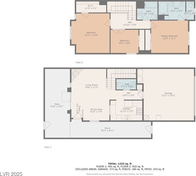 4076 Rocky Beach Dr, Las Vegas, NV 89115 - floor plan