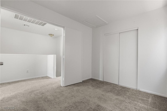 4076 Rocky Beach Dr, Las Vegas, NV 89115 - unfurnished bedroom with a closet, visible vents, and carpet floors