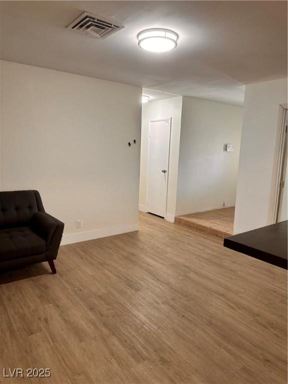 6460 Linda Ln, Las Vegas, NV 89103 - interior space featuring baseboards, visible vents, and light wood-style floors