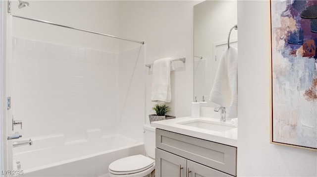 1157 Blossom Point St, Las Vegas, NV 89135 - bathroom featuring toilet, vanity, and shower / bath combination