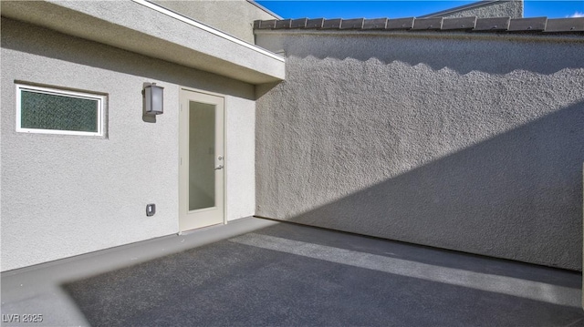 1157 Blossom Point St, Las Vegas, NV 89135 - entrance to property with stucco siding