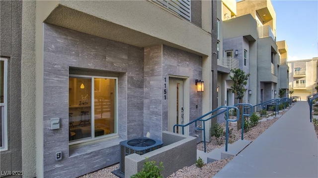 1157 Blossom Point St, Las Vegas, NV 89135 - doorway to property with central air condition unit