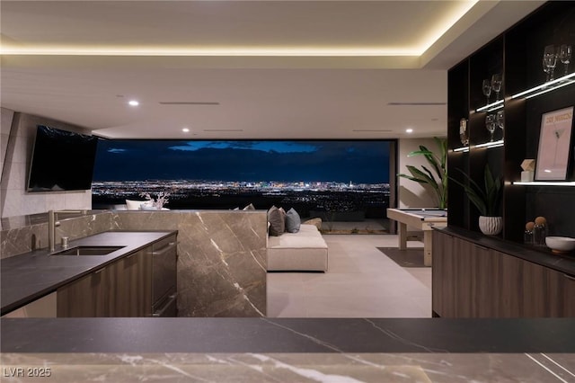 12 Chisel Crest Ct, Henderson, NV 89012 - living area with tile patterned floors