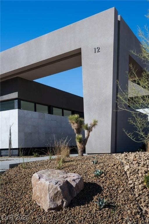 12 Chisel Crest Ct, Henderson, NV 89012 - exterior details with stucco siding