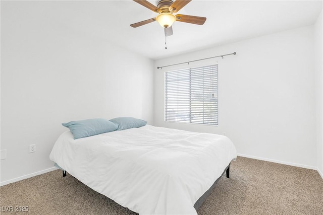 1900 Mountain Hills Ct Unit 203, Las Vegas, NV 89128 - carpeted bedroom with baseboards and a ceiling fan