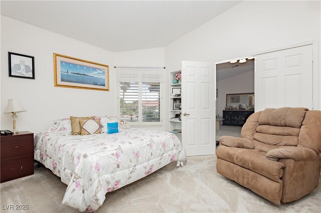 1528 Tonada Way, Las Vegas, NV 89117 - carpeted bedroom with lofted ceiling