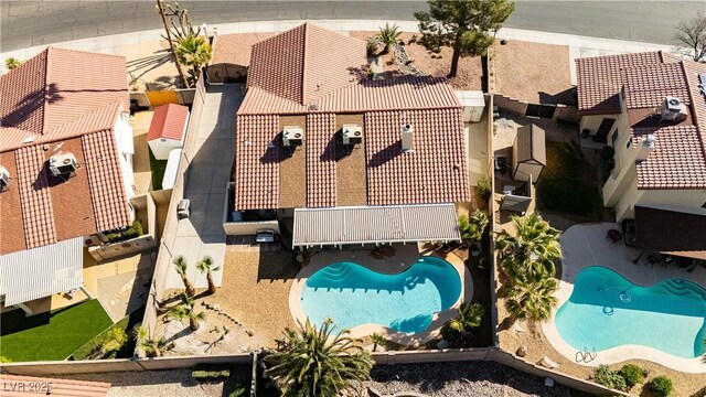 1528 Tonada Way, Las Vegas, NV 89117 - bird's eye view of a pool