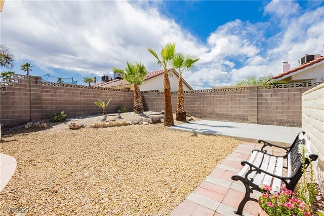 1528 Tonada Way, Las Vegas, NV 89117 - fenced backyard featuring a patio area