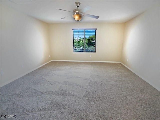 10331 Northern Hills Ave, Las Vegas, NV 89166 - empty room with baseboards, carpet flooring, and ceiling fan