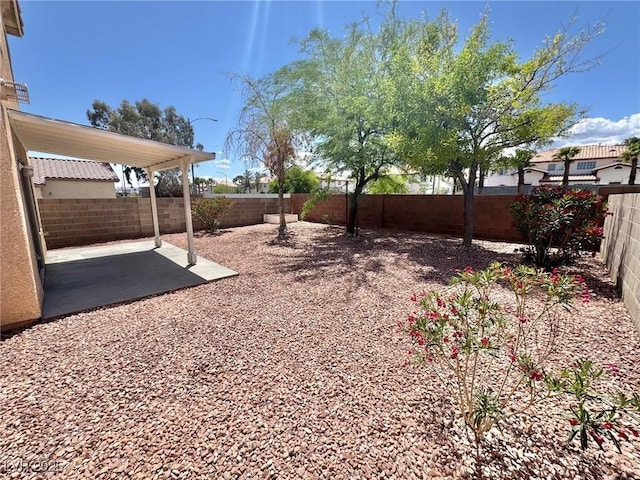 3919 Lilac Haze St, Las Vegas, NV 89147 - view of yard featuring a fenced backyard and a patio