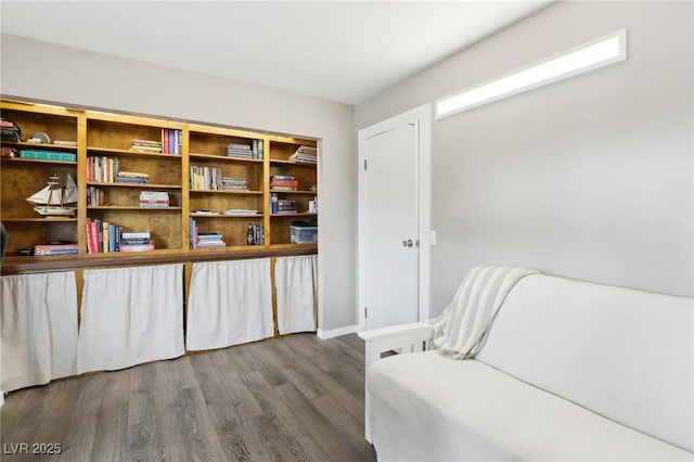3155 Duneville St, Las Vegas, NV 89146 - living area with wood finished floors and baseboards