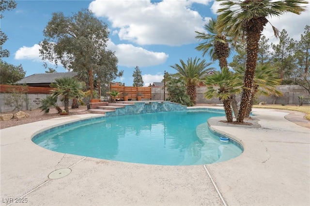 3155 Duneville St, Las Vegas, NV 89146 - view of swimming pool with a fenced backyard and a fenced in pool