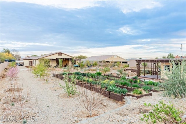 5741 N Park St, Las Vegas, NV 89149 - view of yard with a garden