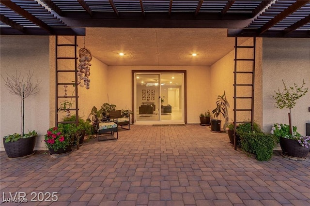 5741 N Park St, Las Vegas, NV 89149 - view of patio with a pergola