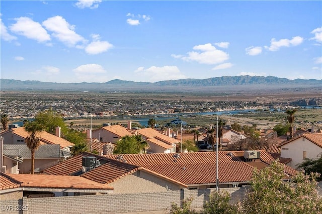 2191 Bay Club Dr Unit 204, Laughlin, NV 89029 - birds eye view of property with a residential view and a mountain view