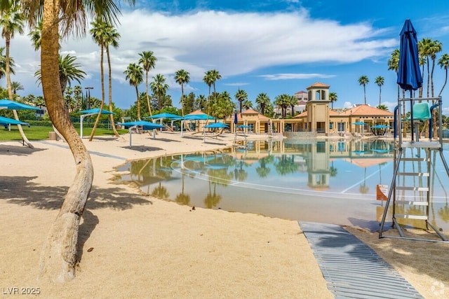 3150 Soft Breezes Dr Unit 2030, Las Vegas, NV 89128 - view of property's community with a pool
