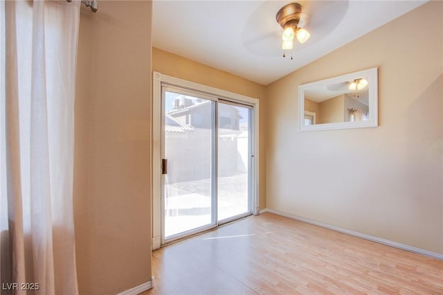6274 Elderberry Wine Ave, Las Vegas, NV 89142 - spare room featuring light wood-style flooring, baseboards, and a healthy amount of sunlight