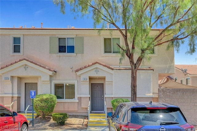 multi unit property with stucco siding