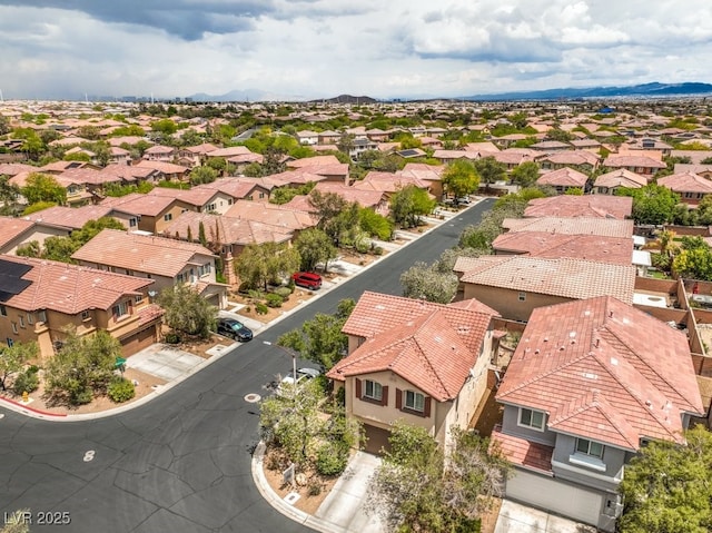 10294 Running Falls St, Las Vegas, NV 89178 - aerial view of residential area featuring mountains