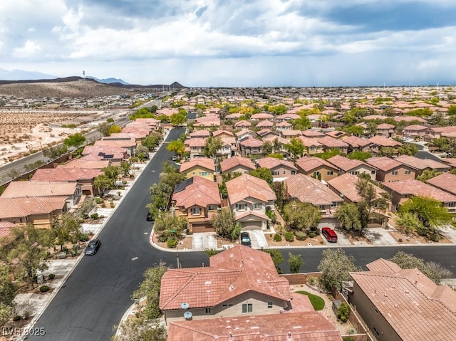 10294 Running Falls St, Las Vegas, NV 89178 - aerial view of residential area featuring mountains