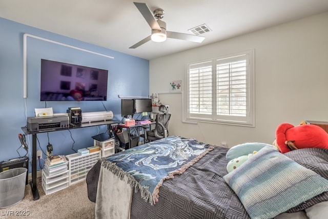10294 Running Falls St, Las Vegas, NV 89178 - bedroom featuring carpet and ceiling fan