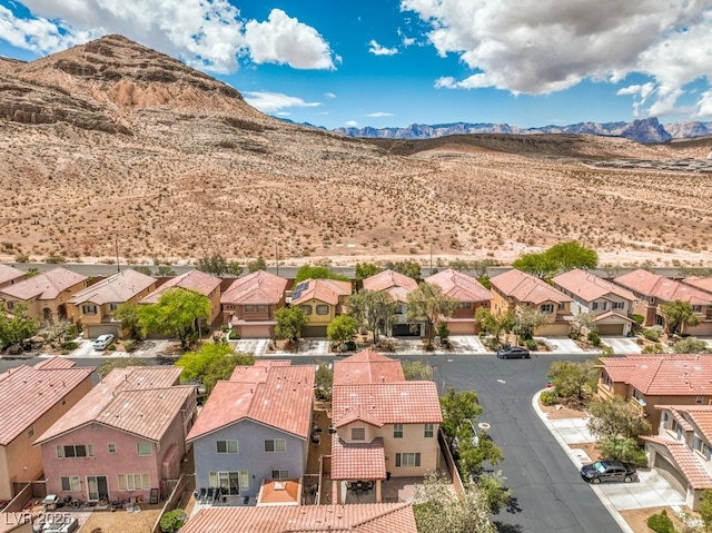 10294 Running Falls St, Las Vegas, NV 89178 - aerial view of residential area with mountains