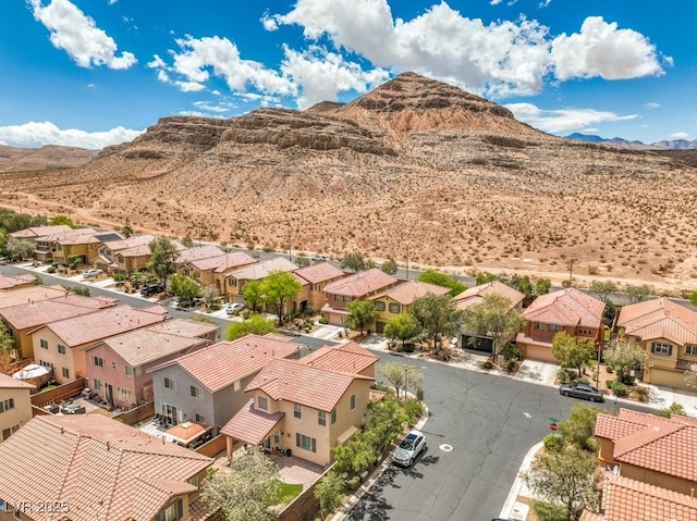 10294 Running Falls St, Las Vegas, NV 89178 - aerial perspective of suburban area with mountains