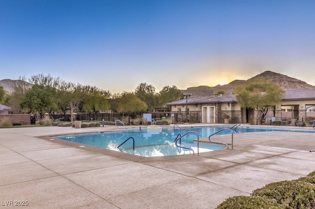 10294 Running Falls St, Las Vegas, NV 89178 - community pool featuring a patio