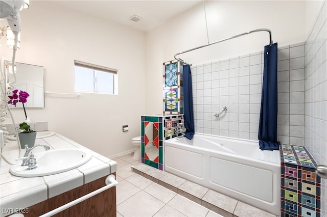 2650 Sagebrush Ave, Pahrump, NV 89048 - bathroom featuring vanity, toilet, tile patterned floors, and baseboards