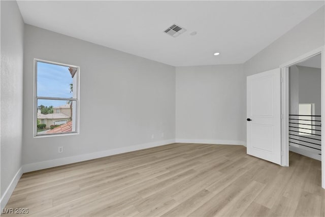 2589 Sun Reef Rd, Las Vegas, NV 89128 - unfurnished bedroom featuring light wood-type flooring and recessed lighting