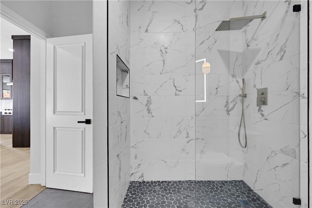 2589 Sun Reef Rd, Las Vegas, NV 89128 - bathroom with a marble finish shower