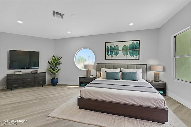 2589 Sun Reef Rd, Las Vegas, NV 89128 - bedroom featuring wood finished floors and recessed lighting