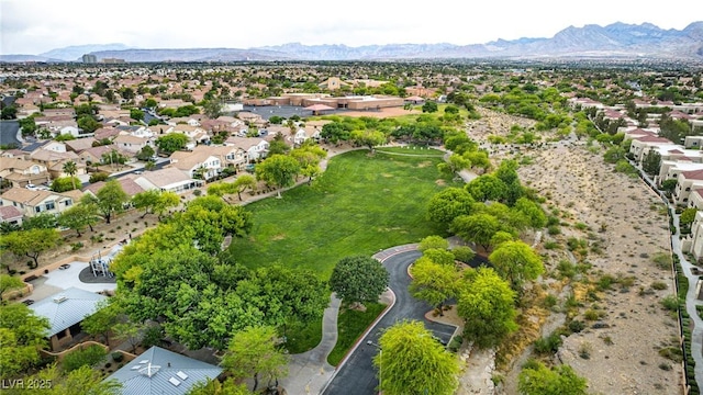 8253 Ruby Mountain Way, Las Vegas, NV 89128 - aerial view of residential area featuring a mountain backdrop