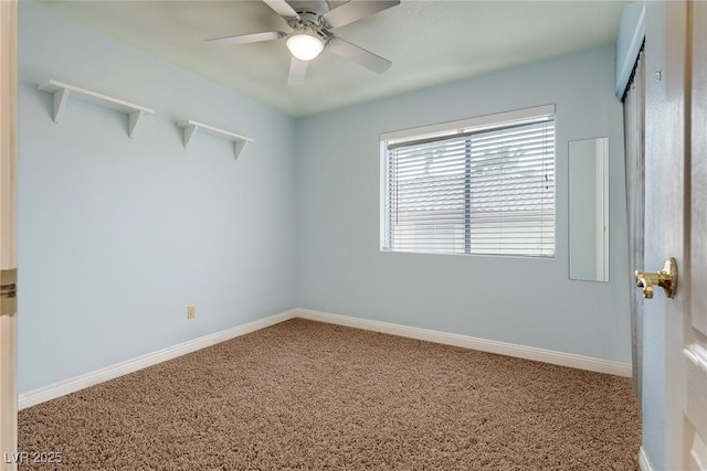 8253 Ruby Mountain Way, Las Vegas, NV 89128 - empty room featuring carpet, ceiling fan, and baseboards